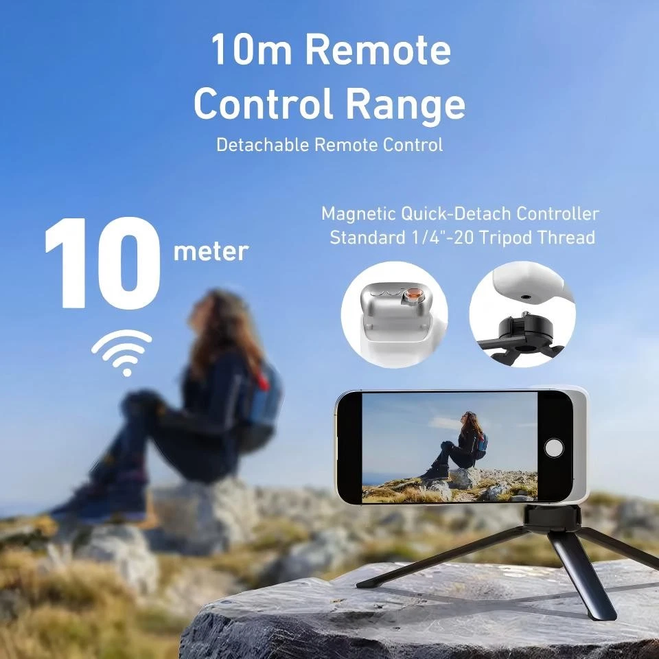 Magnetic Bluetooth Camera Grip