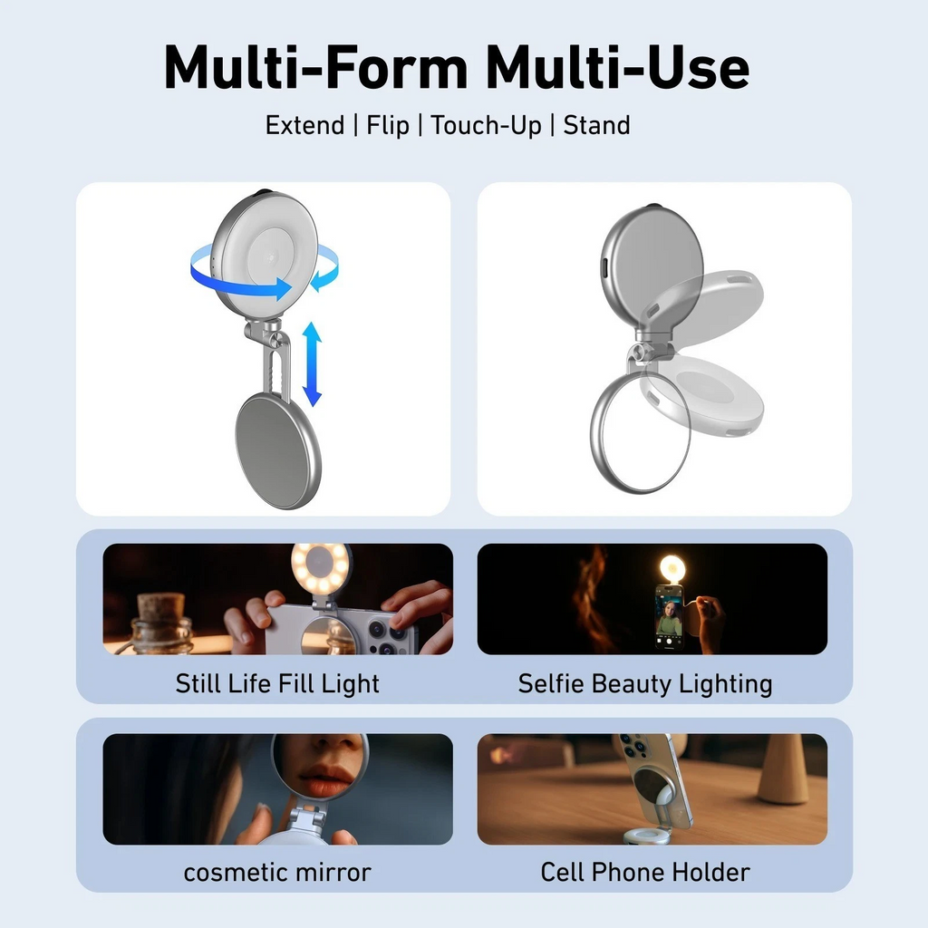 Magnetic Bluetooth Camera Grip