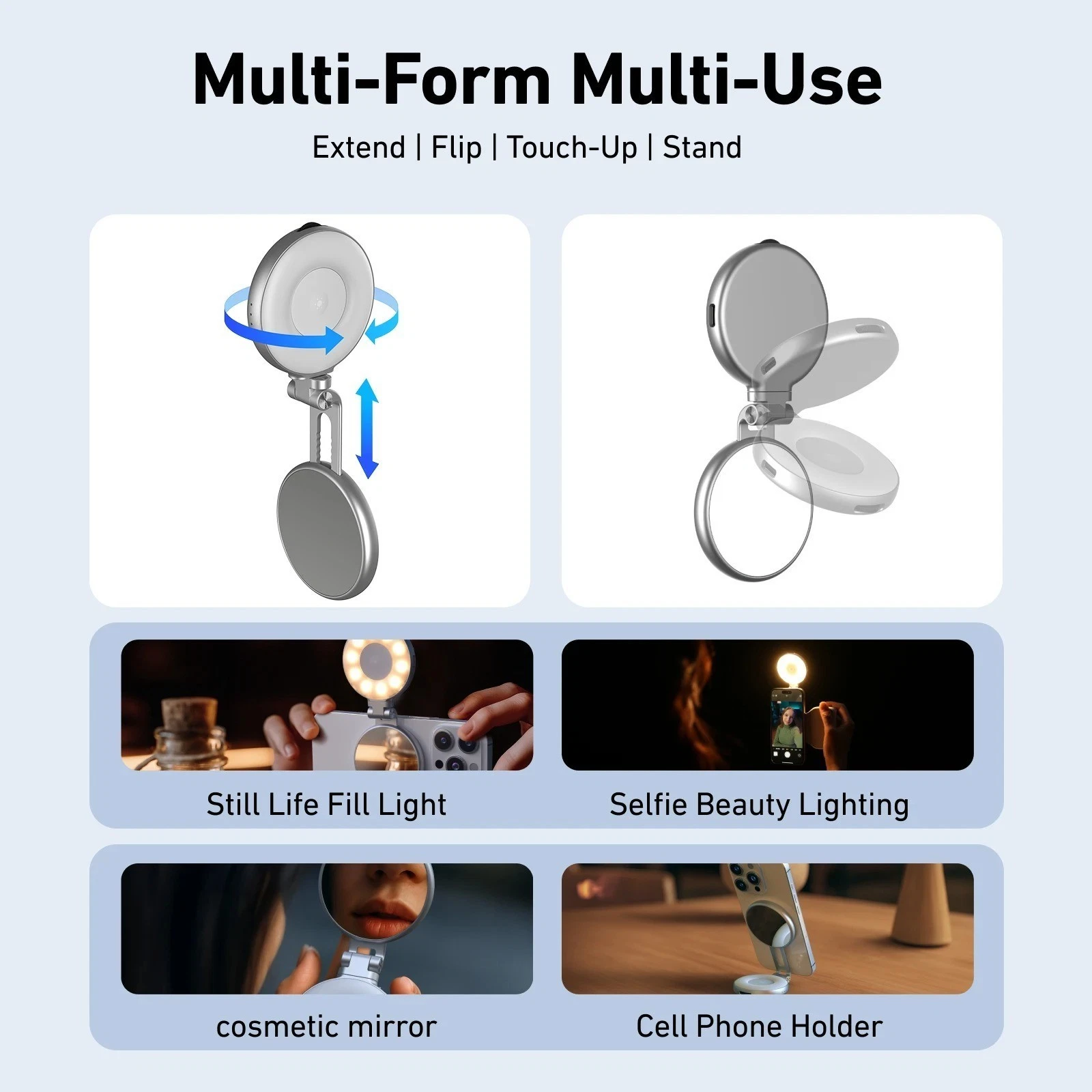 Magnetic Bluetooth Camera Grip