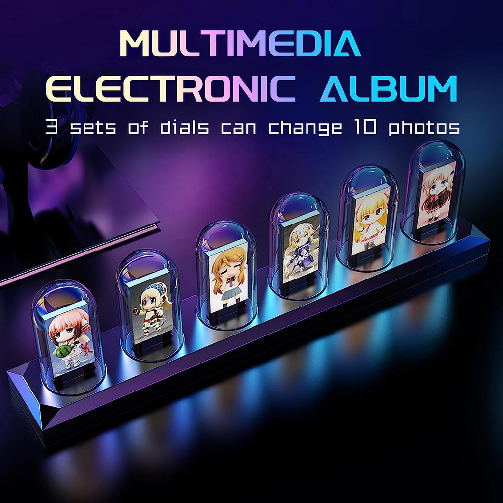 RGB Aluminum Alloy Clock with IPS Desktop Design