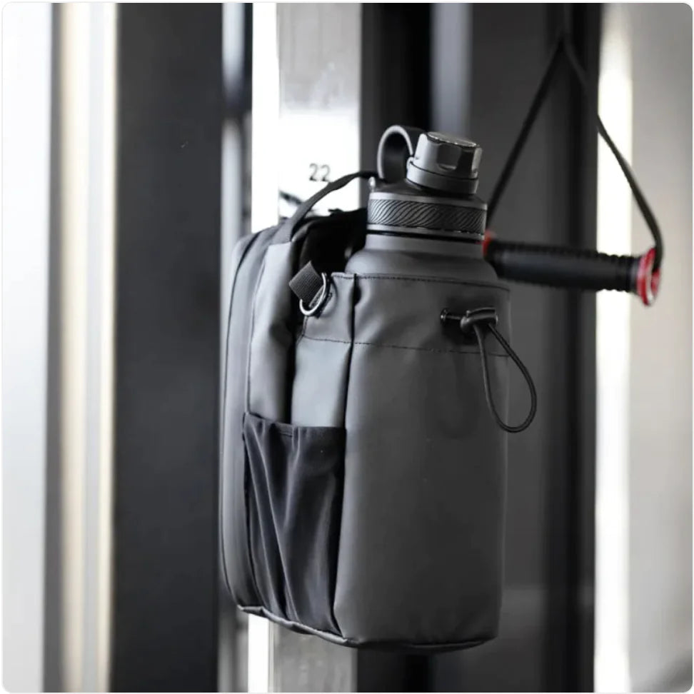 Gym Bag with Outdoor Kettle Holder