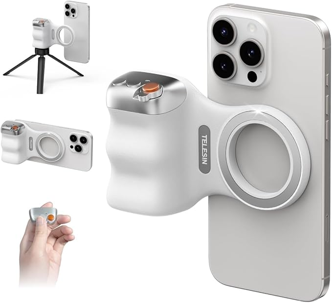 Magnetic Bluetooth Camera Grip