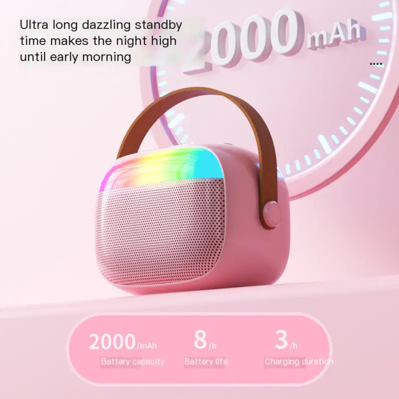 Wireless Bluetooth Karaoke Microphone Speaker Set