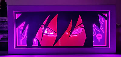 Anime LED Paper Cut Box Frame Light (One Set)