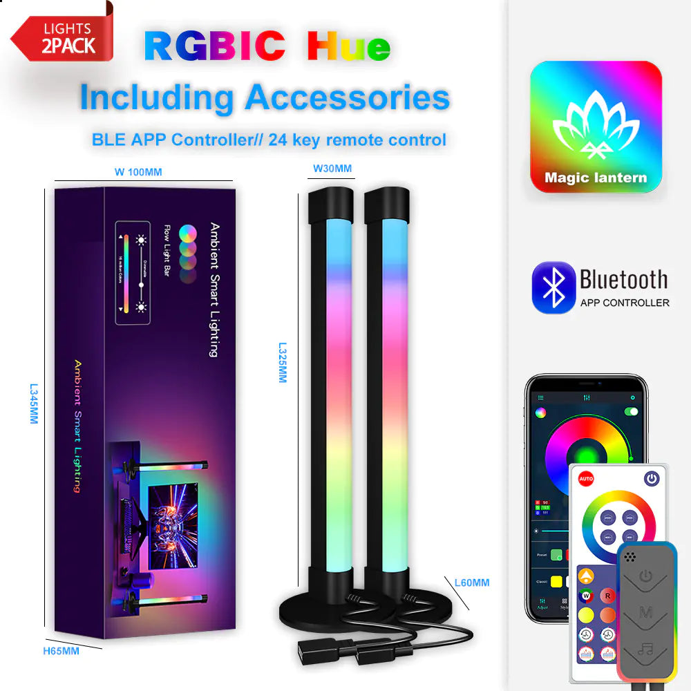 RGB Ambient Music Sync Light for Desktop & Bedside